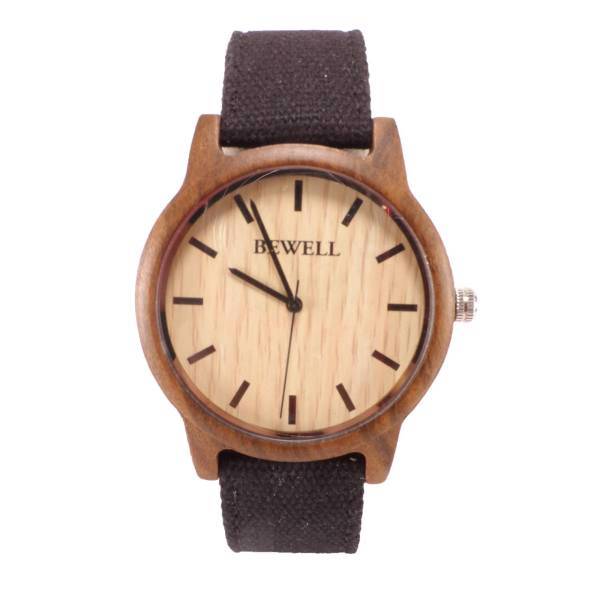 ساعت مچی چوبی عقربه ای مردانه بیول مدل RW51B، Bewell RW51B Wooden Watch for Men