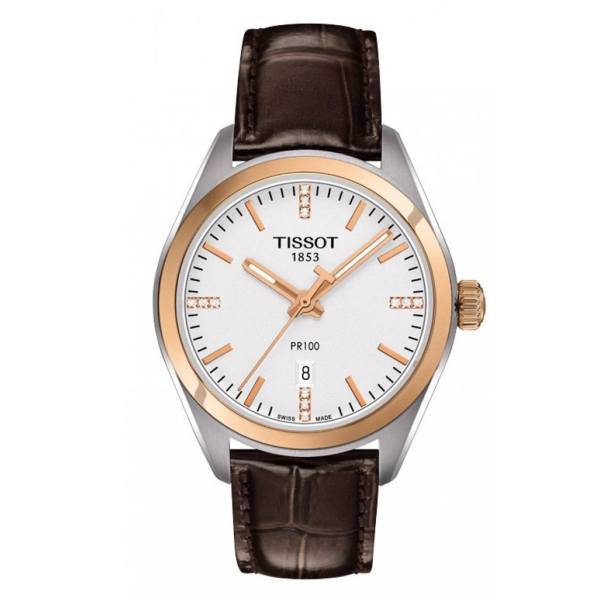 ساعت مچی عقربه ای زنانه تیسوت مدل PR100 T101.210.26.036.00، Tissot PR100 T101.210.26.036.00 For Women
