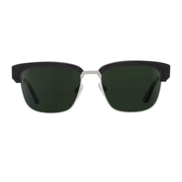 عینک آفتابی اسپای سری Bellows مدل Black Silver Happy Gray Green Polar، Spy Bellows Black Silver Happy Gray Green Polar Sunglasses