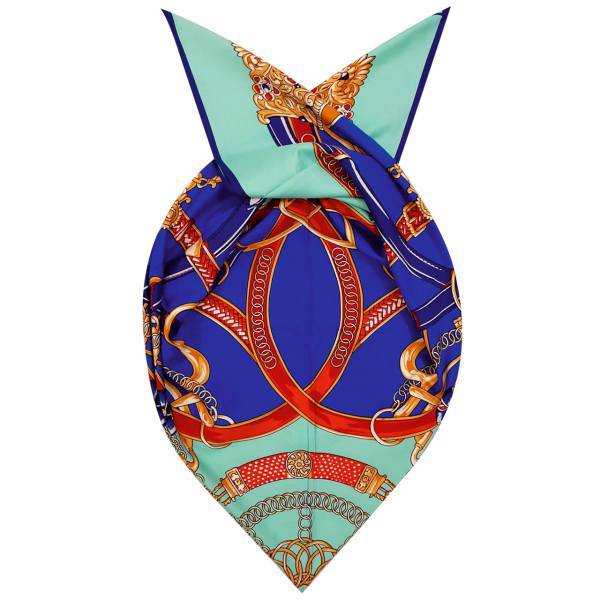 روسری ابریشم روشا مدل Luxurious کد 03