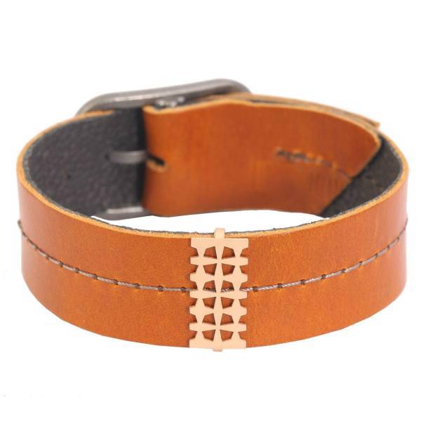 دستبند طلا 18 عیار کارین مدل177016 طرح هندسی، Karin 17016 Gold Bracelet