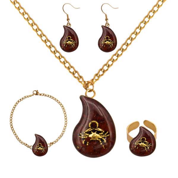 ست برنجی گالری هرمین ماه تیر کد HA04، Hermin Gallery HA04Brass Half Set