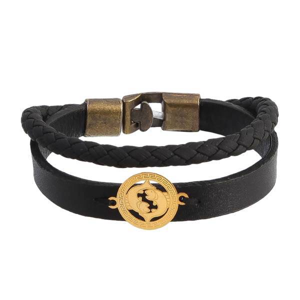 دستبند طلا 18 عیار کابوک نماد ماه اسفند کد 175032، Kabook 175032 Gold Bracelet