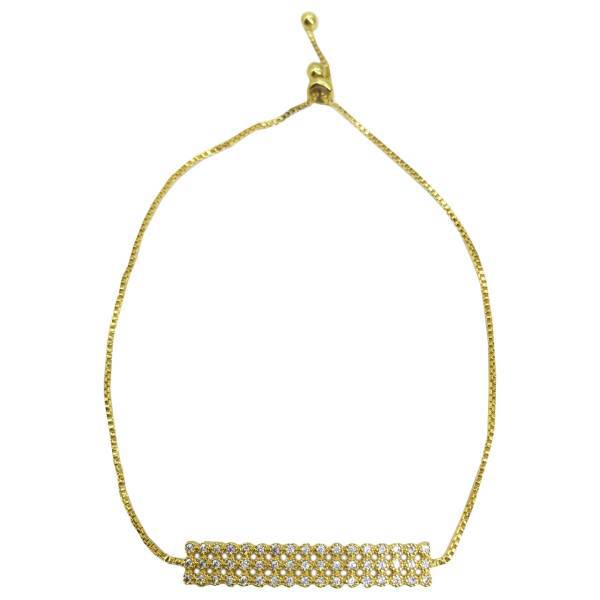 دستبند تمیمه پر نگین مدل KBB-024