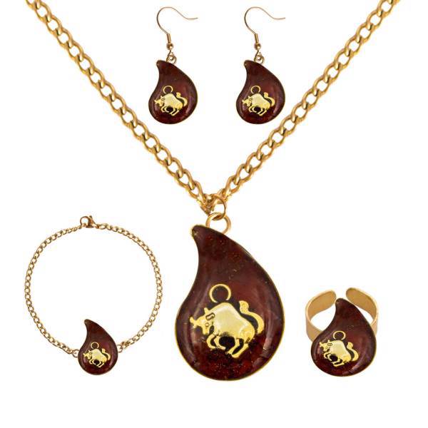ست برنجی گالری هرمین ماه اردیبهشت کد HA02، Hermin Gallery HA02 Brass Half Set