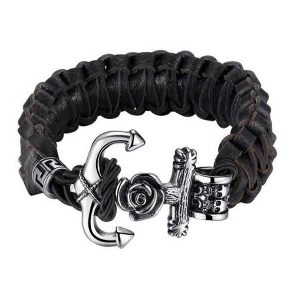 دست بند مردانه طرح چرم مدل 3SCB-1709، 3SCB-1709 Bracelets For Men
