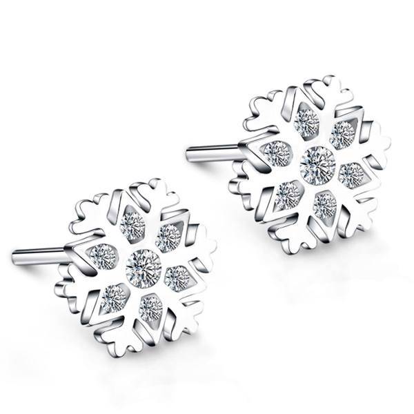 گوشواره نقره شهر جواهر مدل SJ-NE019، Shahrejavaher SJ-NE019 Silver Earring