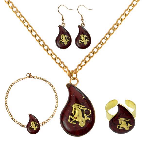 ست برنجی ماه تولد دی گالری هرمین کد HA10، Hermin Gallery HA10 Brass Half Set