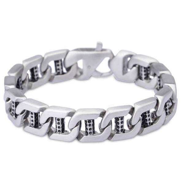 دستبند مردانه تمام استیل مدل3SCB-1661، 3SCB-1661 Bracelets For Men