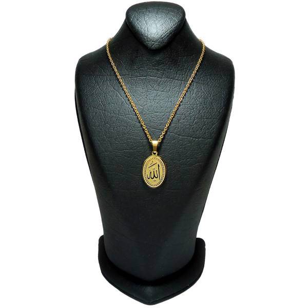 گردنبند آی جواهر طرح الله کد 11464G