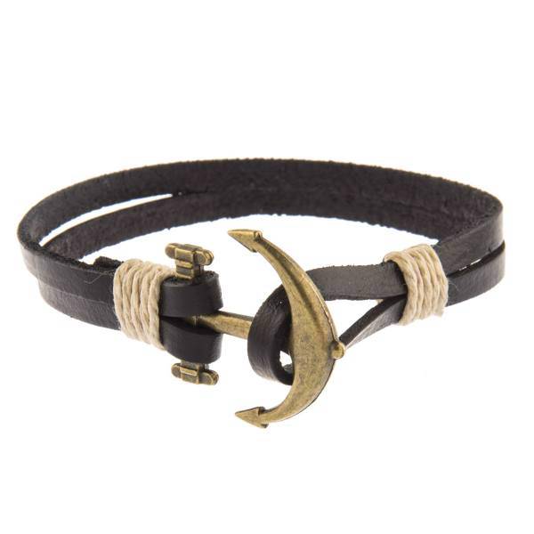 دستبند چرمی جی دبلیو ال مدل B15153، JWL B15153 Bracelets