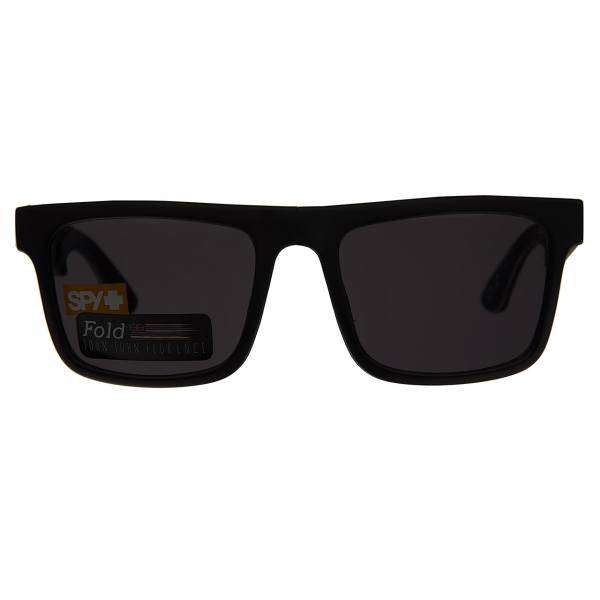 عینک آفتابی اسپای سری The Fold مدل Matte Black Gray، Spy The Fold Matte Black Gray Sunglasses