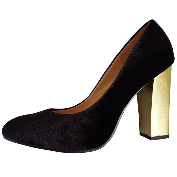 کفش زنانه کورسو مدل BLACK GOLD HEEL کد 721-6155-39