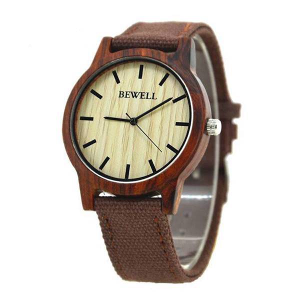 ساعت مچی چوبی عقربه ای مردانه بیول مدل RW51R، Bewell RW51R Wooden Watch for Men