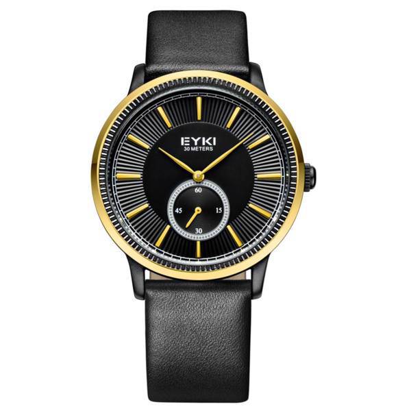 ساعت مچی عقربه ای مردانه ایکی مدل EET1011L-Gold