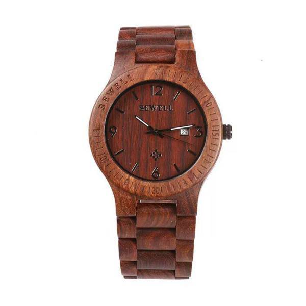 ساعت مچی عقربه ای چوبی مردانه بیول مدل RW62R، Bewell RW62R Watch for Men