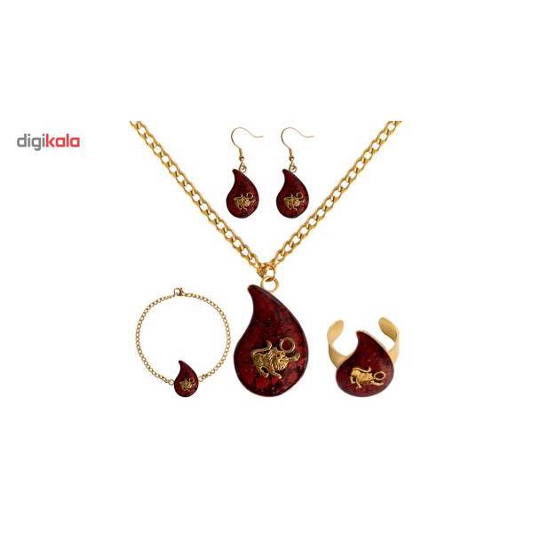 ست برنجی ماه تولد مرداد گالری هرمین کد HA05، Hermin Gallery HA05 Brass Half Set