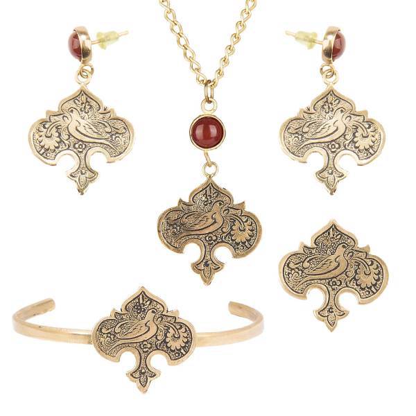 ست برنجی گلناز مدل 07، Golnaz 07 Brass Set
