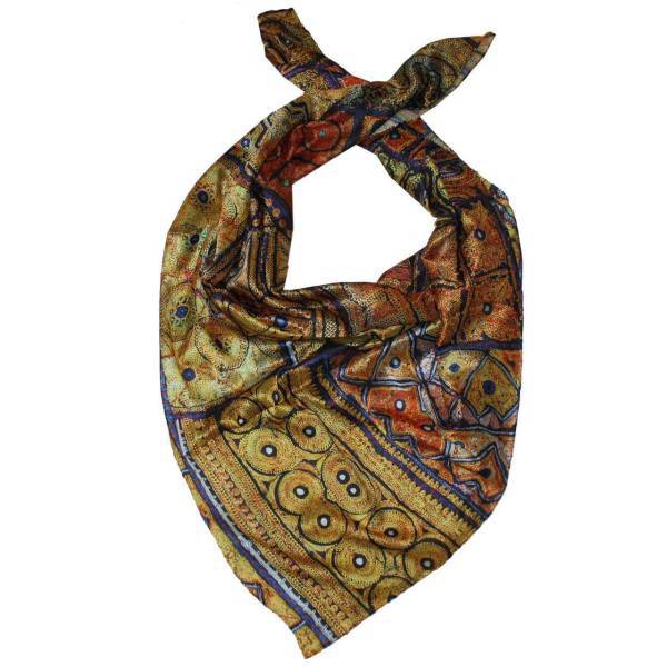 روسری ابریشمی مدل مامی a7، scarf