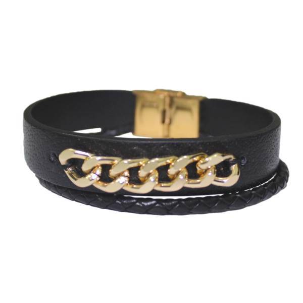 دستبند چرمی کاتن مدل VT01، Katan VT01 Leather Bracelet