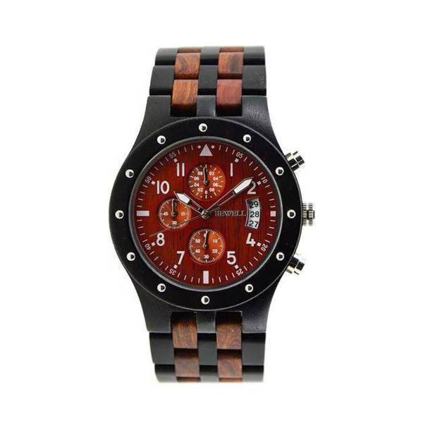 ساعت مچی عقربه ای چوبی مردانه بیول مدل RW54R، Bewell RW54R Watch for Men