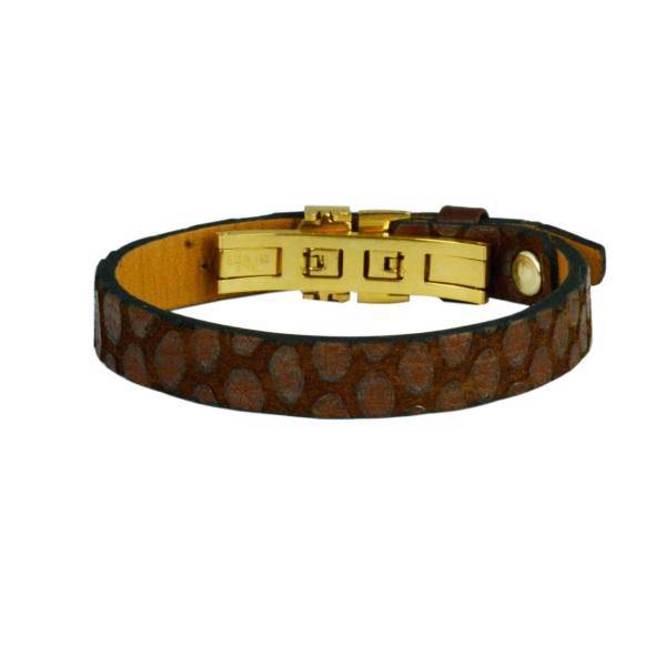 دستبندآتیس کد TC100pbrown، Atiss TC100pbrown Leather Bracelet