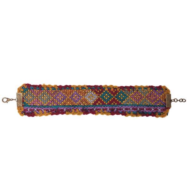 دستبند سوزن دوزی گالری آرژه طرح مدل 00-16، arzhe 16-00 Needlework Bracelet