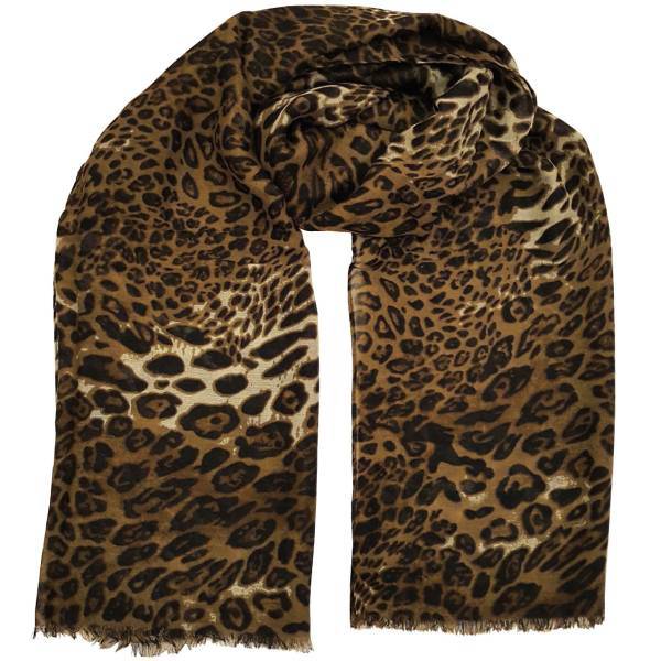 شال نخی روشا مدل Leopard کد 01