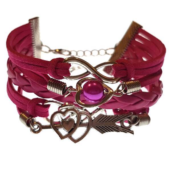 دستبند چرمی الفین مدل el02016، Elfin el02016 Leather Bracelet