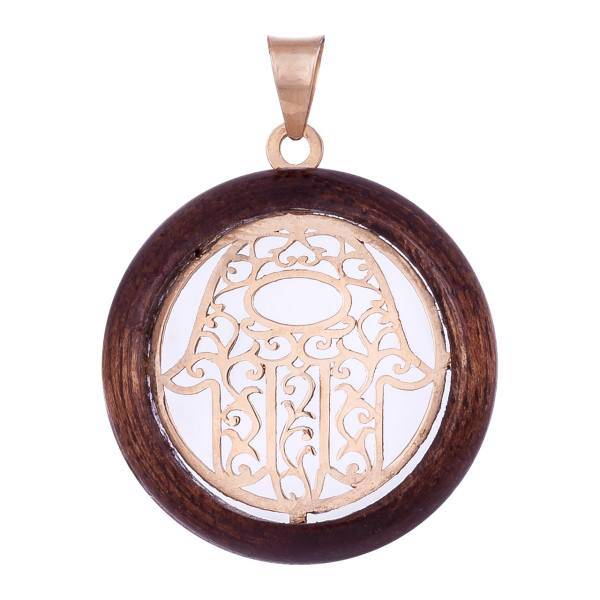 آویز گردنبند طلا 18 عیار ریمو گالری مدل 10420، Rimu Gallery 10420 Gold Necklace Pendant Plaque