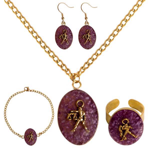 ست برنجی ماه تولد بهمن گالری هرمین کد HB07، Hermin Gallery HB07 Brass Half Set
