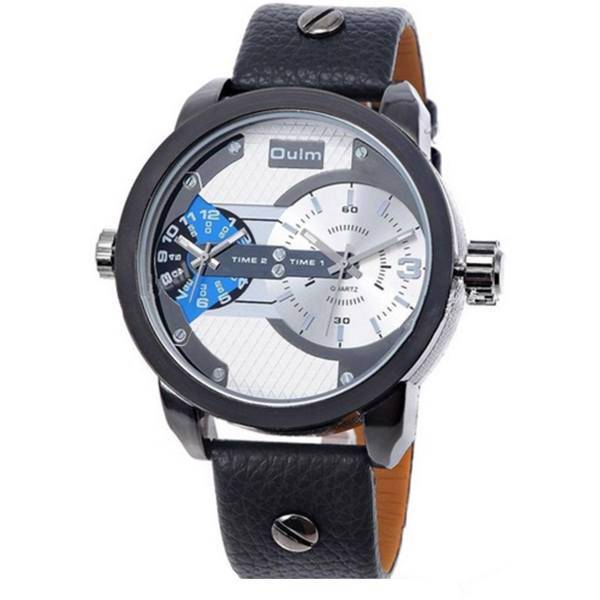 ساعت مچی عقربه ای مردانه اویلوم مدل HP3221-Blue