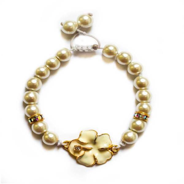 دستبند آوین طرح گل مدل 8987، Avin bracelet model flower 8987