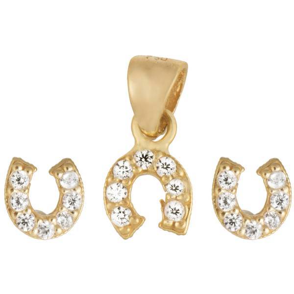 نیم ست طلا 18 عیار رزا مدل SG06، Rosa SG06 Gold Half Set