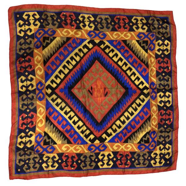 روسری سیلک مدل Romano