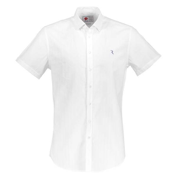 پیراهن مردانه رونی کد 1122024300/1، Roni 1122024300/1 Slim Fit Short Sleeve Casual Shirt