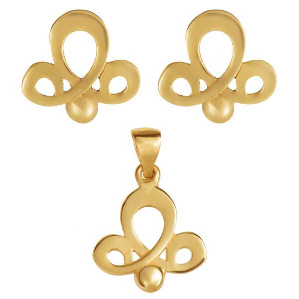 نیم ست طلا 18 عیار رزا مدل SG19، Rosa SG19 Gold Half Set
