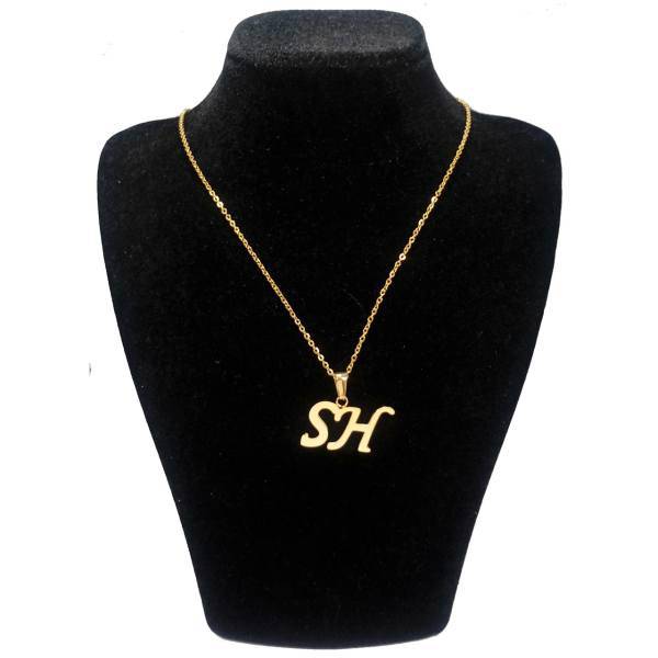 گردنبند آی جواهر طرح SH کد 11108GH