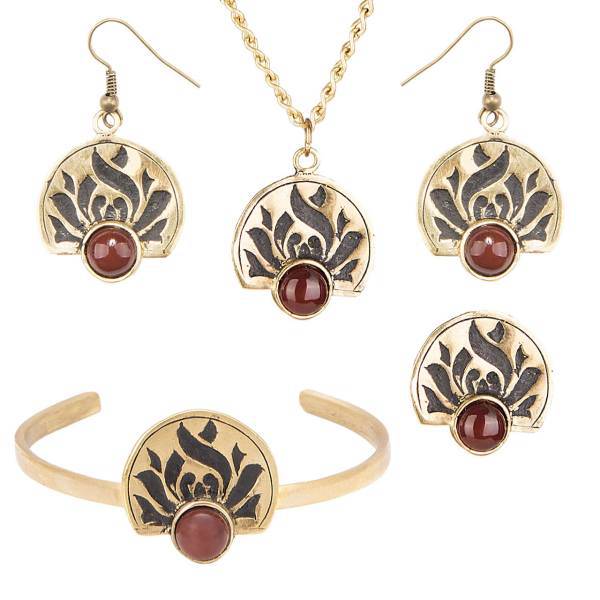 ست برنجی گلناز مدل 03، Golnaz 03 Brass Set