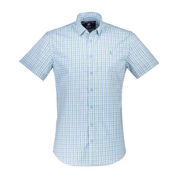 پیراهن مردانه رونی کد 1133024919، Roni 1133024919 Slim Fit Short Sleeve Casual Shirt
