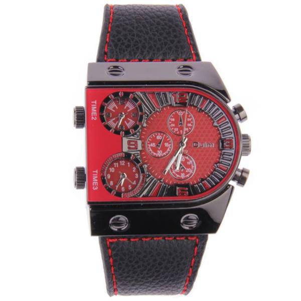 ساعت مچی عقربه ای مردانه اویلوم مدل HP9315-Red