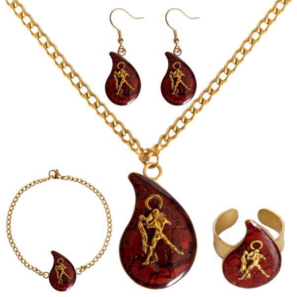 ست برنجی ماه تولد بهمن گالری هرمین کد HA011، Hermin Gallery HA01 Brass Half Set