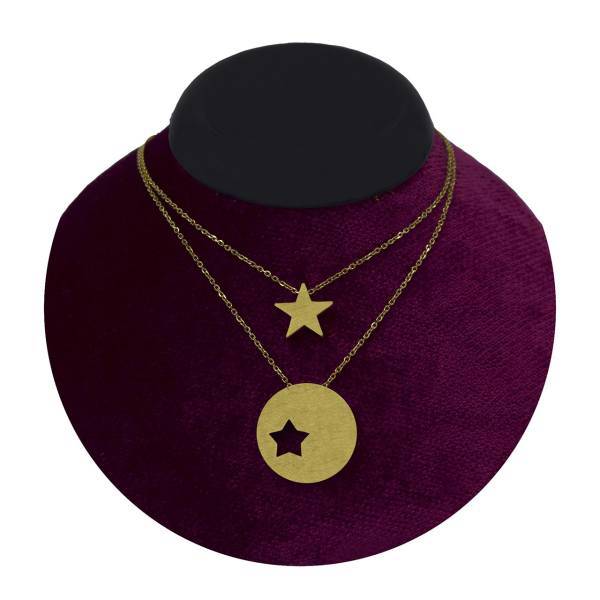 گردنبند طلا 18 عیار جواهری سون مدل 1923، Seven Jewelry C1923 Gold Necklaces
