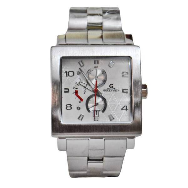 ساعت مچی عقربه ای مردانه گرینویچ مدل فلزی کد Wh1017، Greenwich watch Wh1015