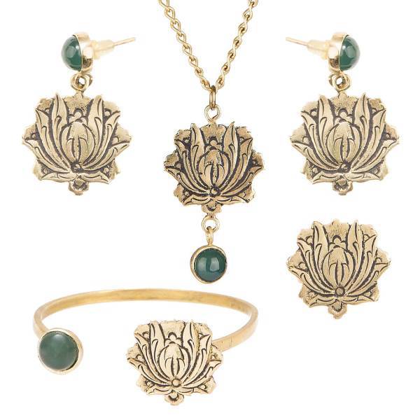 ست برنجی گلناز مدل 08، Golnaz 08 Brass Set
