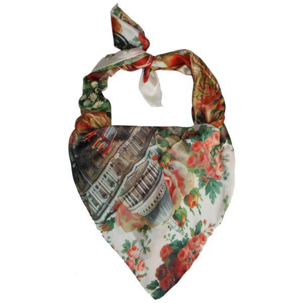 روسری ابریشم مدل مامی a9، scarf