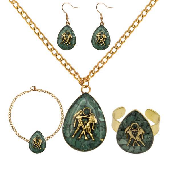 ست برنجی گالری هرمین ماه خرداد کد HK03، Hermin Gallery HK03 Brass Half Set