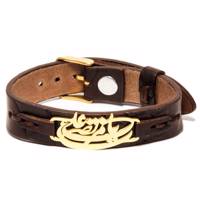 دستبند چرمی چرم هو مدل H00-0010 Hoo Leather H00-0010 Leather Bracelet