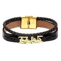 دستبند چرمی چرم هو مدل H00-007 Hoo Leather H00-007 Leather Bracelet