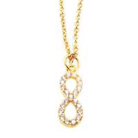 آویز ساعت شهر شیک طرح بی نهایت نگین دار مدل AS916 Shahr Shik Jeweled Infinite AS916 Watch Accessory